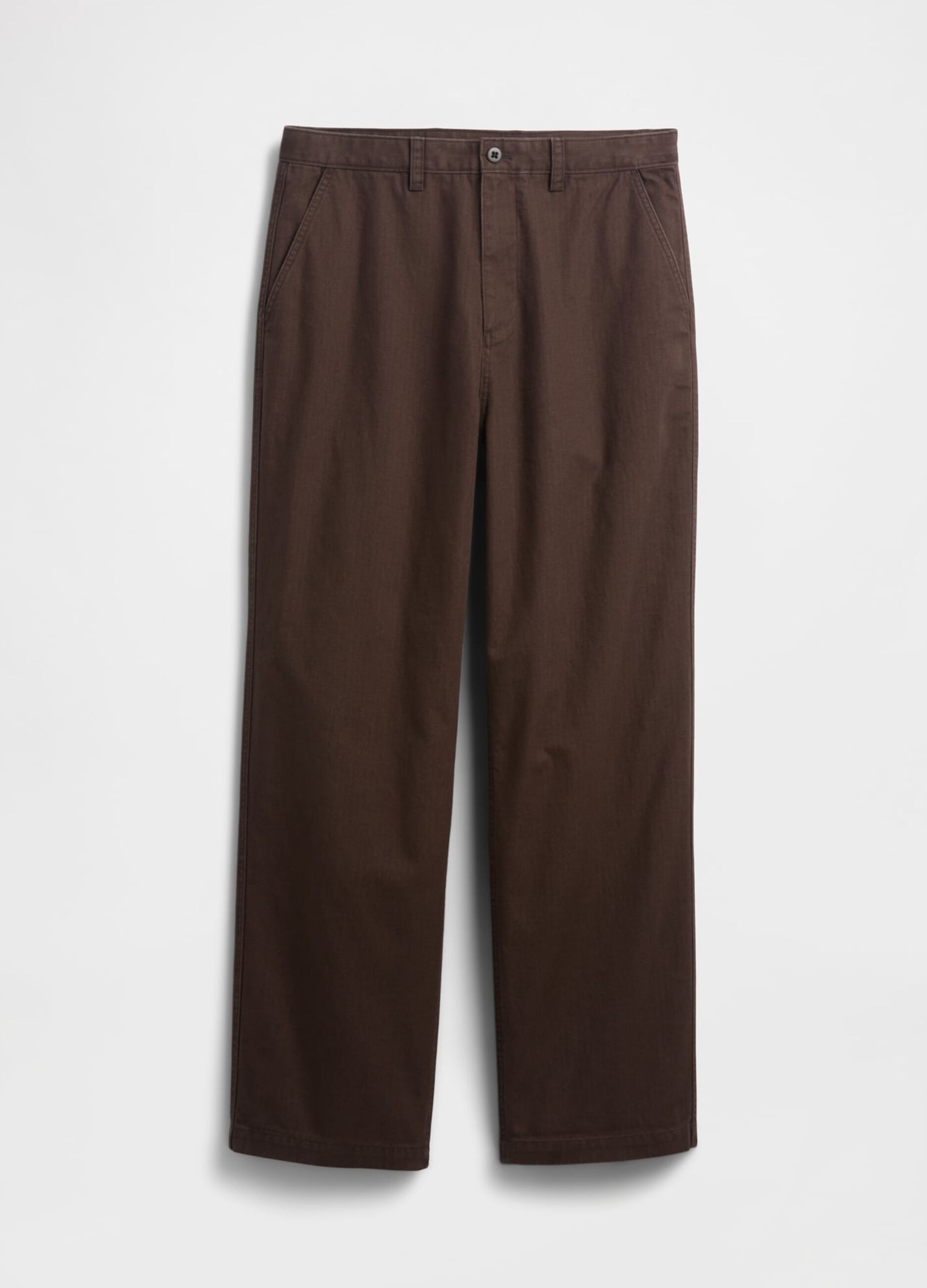 Pantaloni marroni in cotone_4