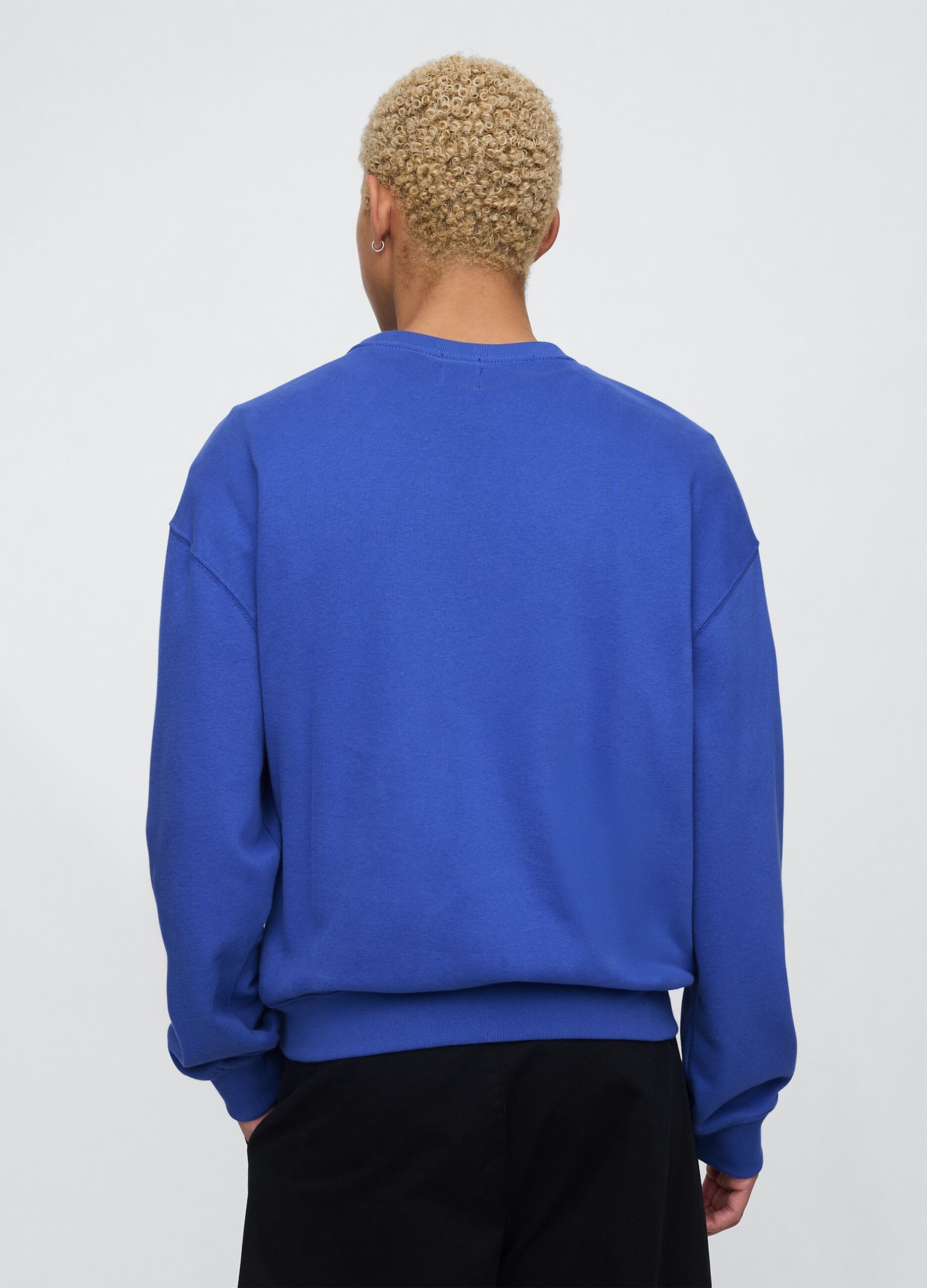 Felpa blu Gap Classic con stampa_2