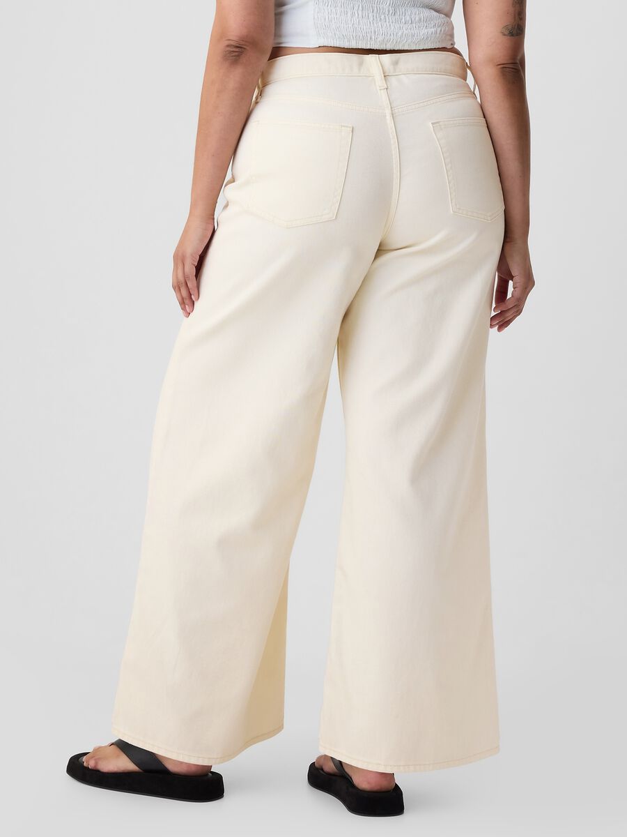 Pantaloni in lyocell e cotone Donna_5