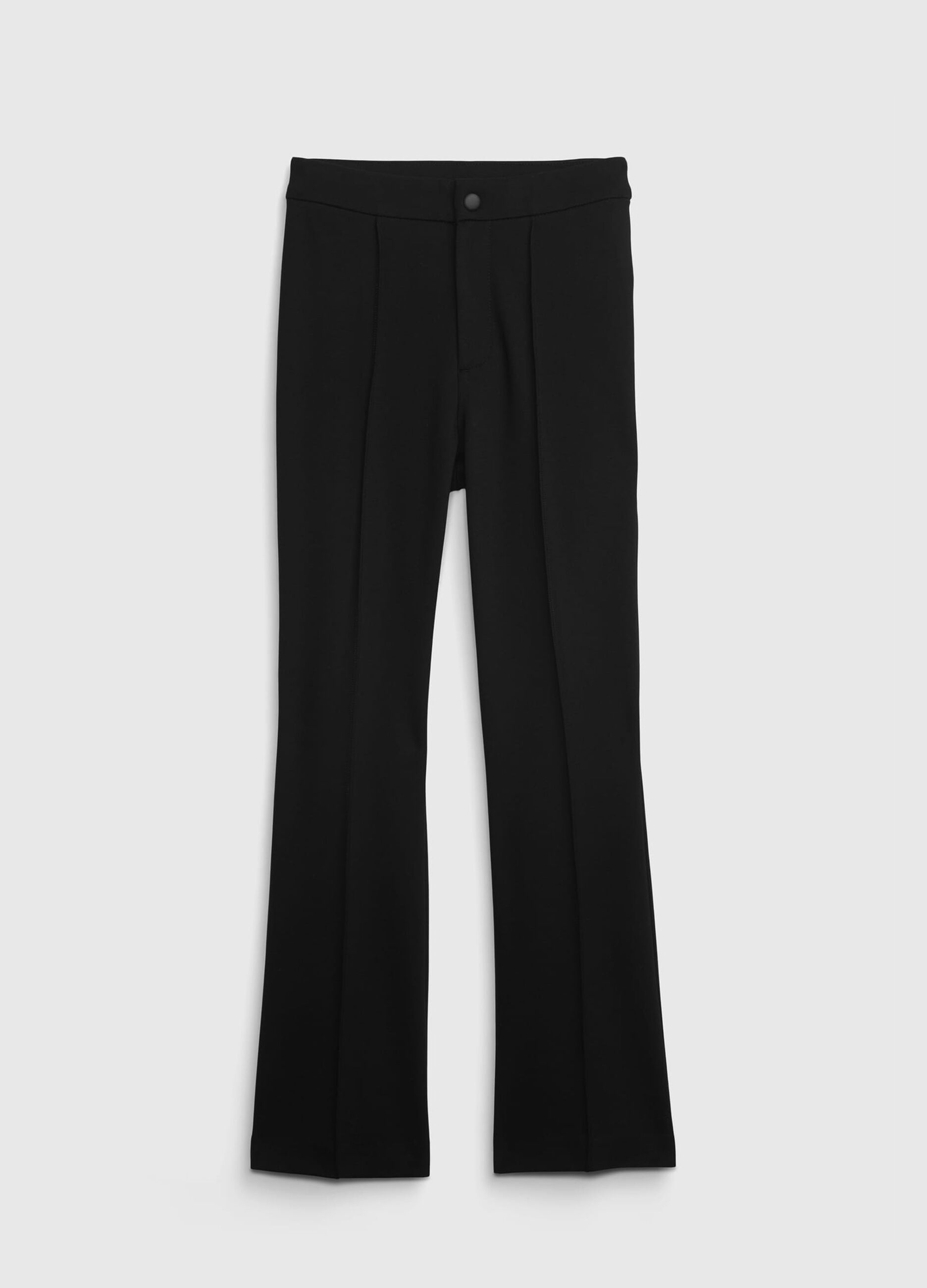 Cropped trousers with raised seams_4