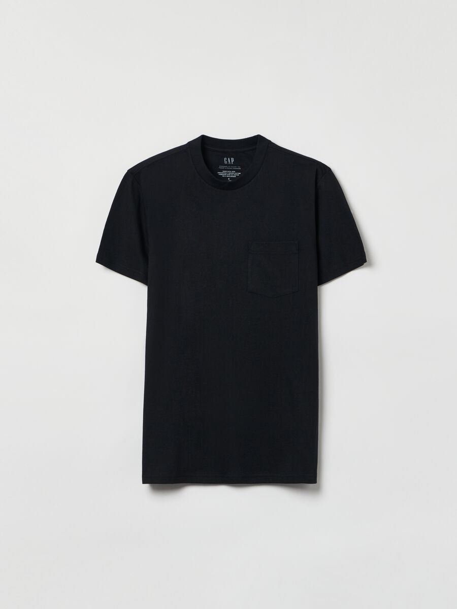 Cotton T-shirt with pocket Man_1