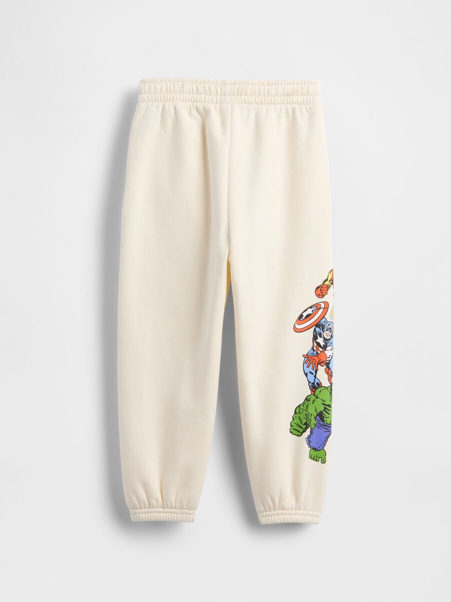 Pantaloni bianco con stampa Bimbo_1