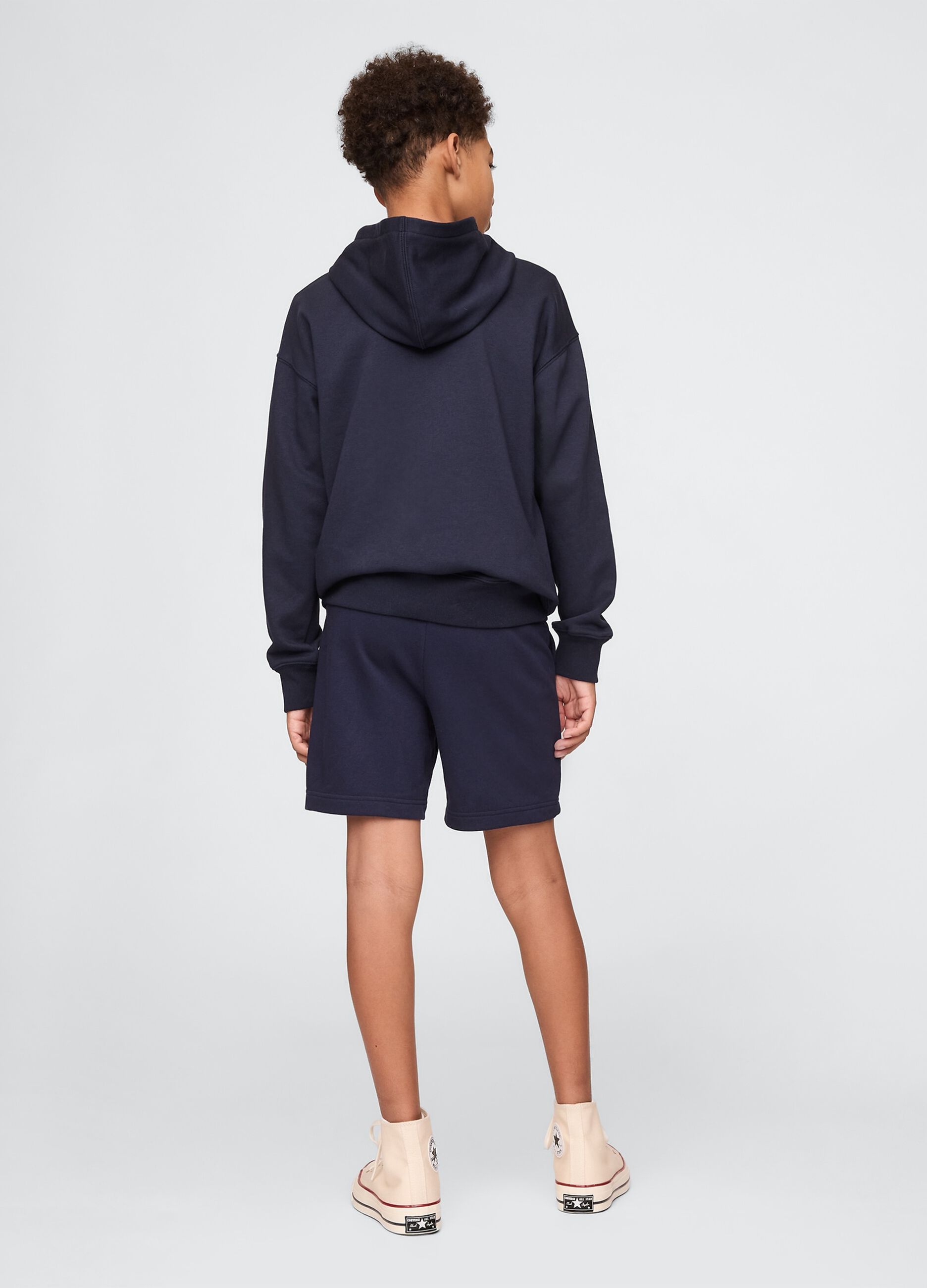 Shorts blu navy in misto cotone e poliestere GAP Kids_2