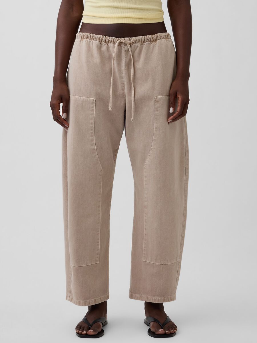 Pure Cotton Trousers Woman_1