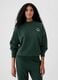 Felpa oversize mock neck con logo Athletic_0