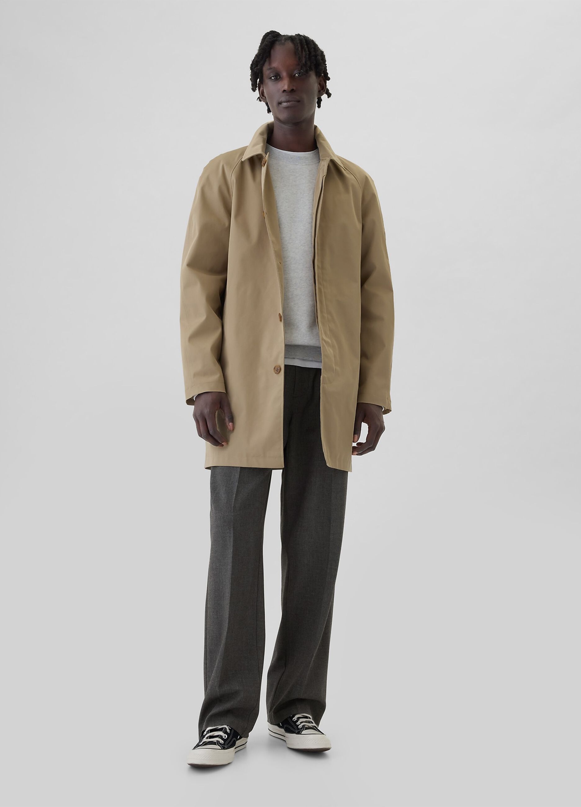 Pantaloni loose fit con pinces