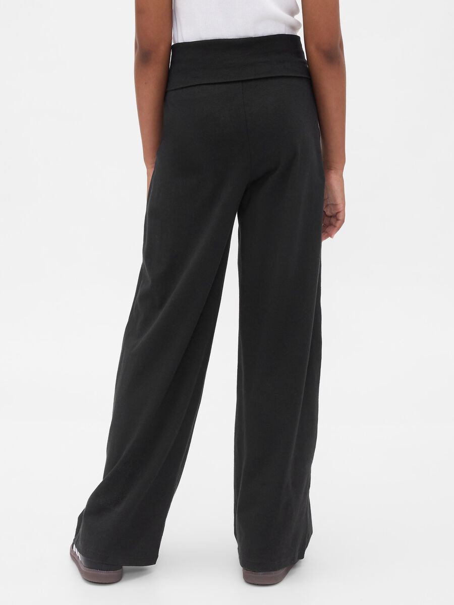 Leggings neri elasticizzati Bambina_2