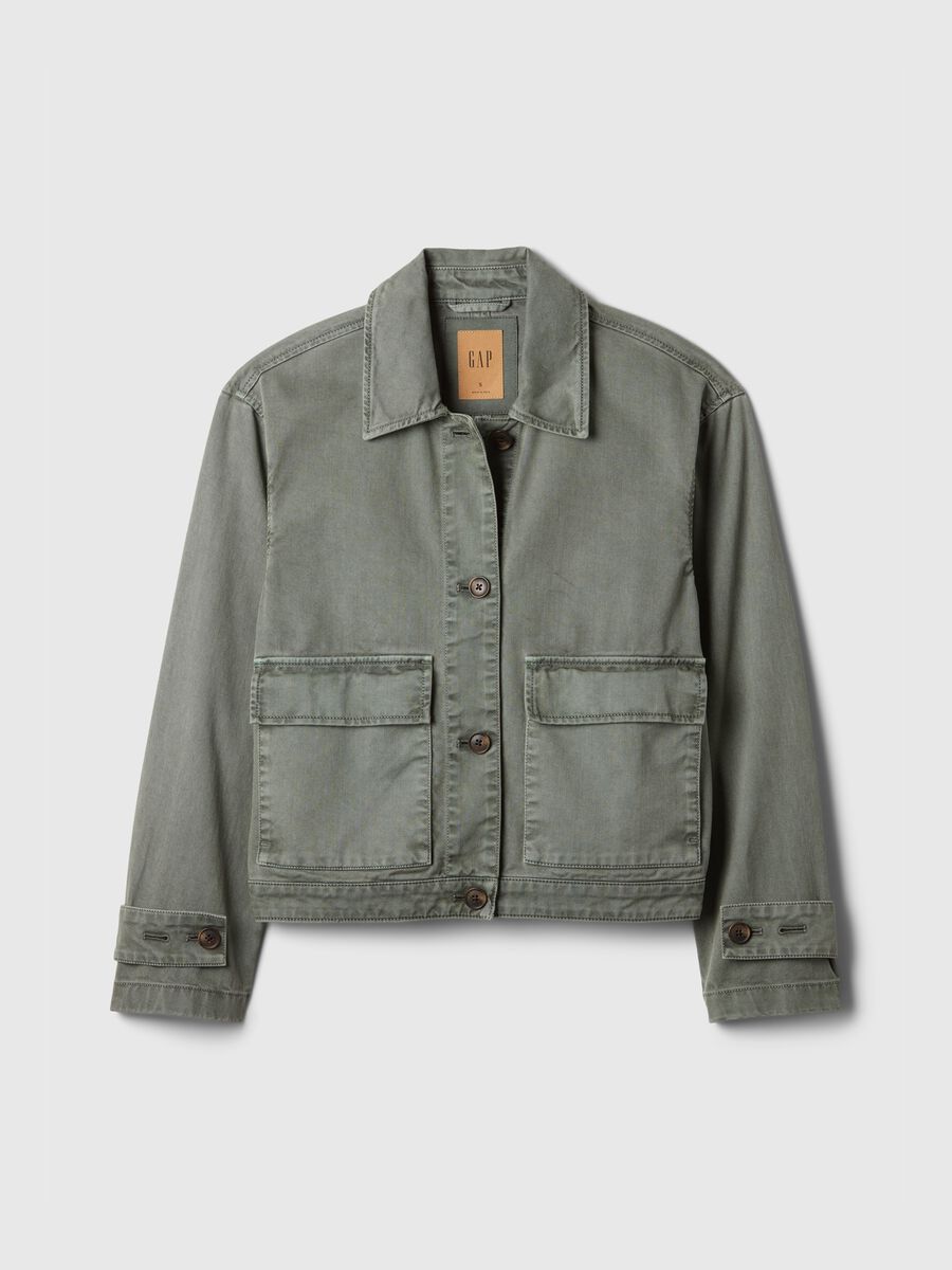 Shacket utility in cotone Donna_3