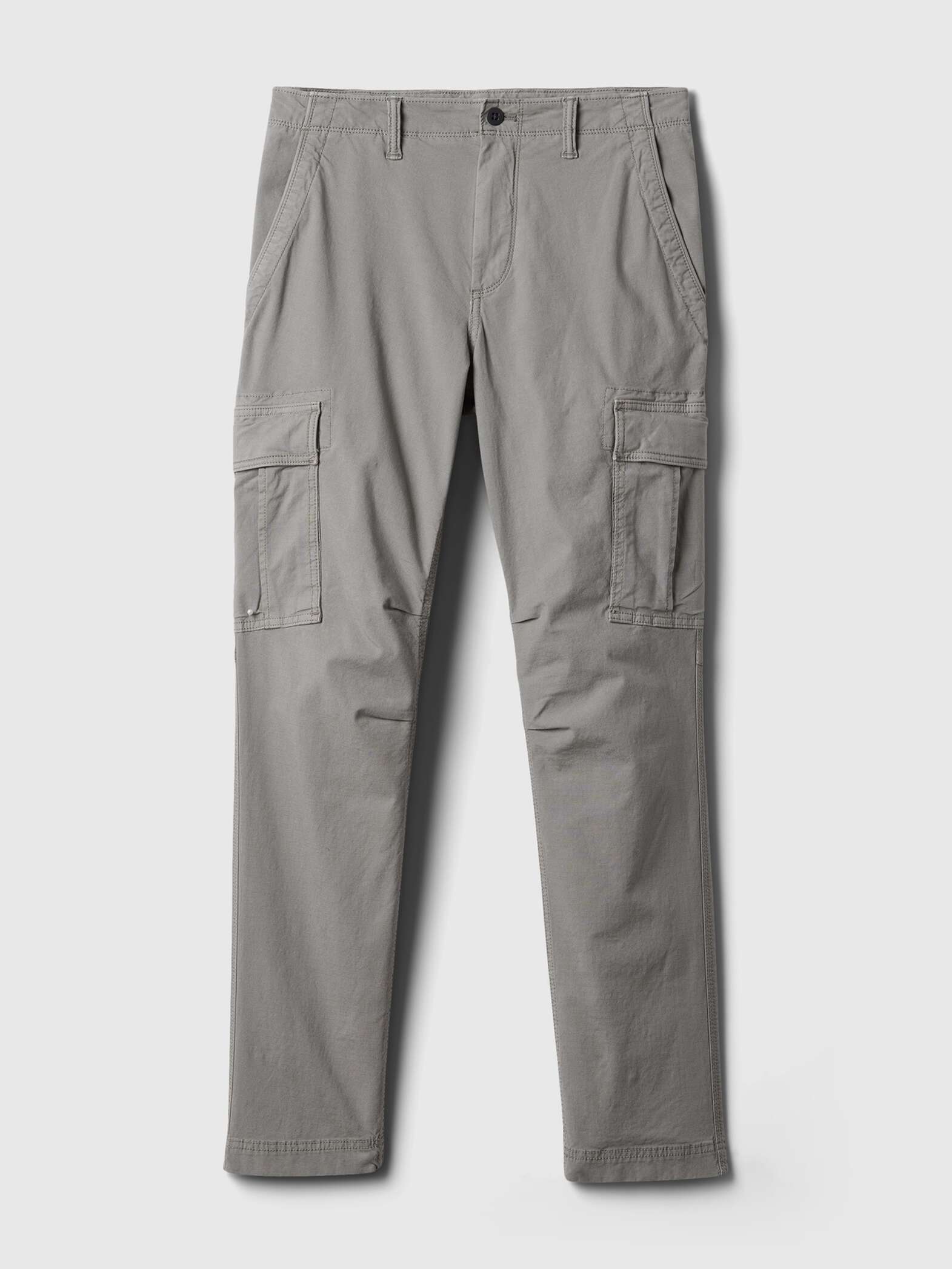 Pantalone cargo in cotone stretch_3