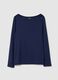 T-shirt scollo a barchetta in cotone e modal_2
