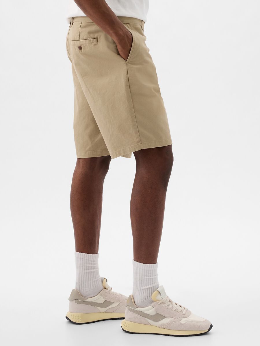 Bermuda relaxed fit in cotone stretch Uomo_1