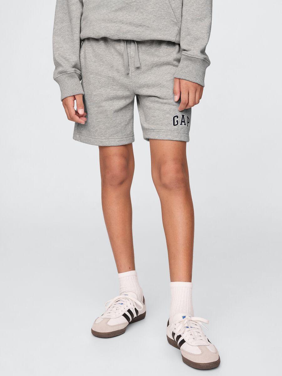 Grey GAP logo shorts for children Boy_1