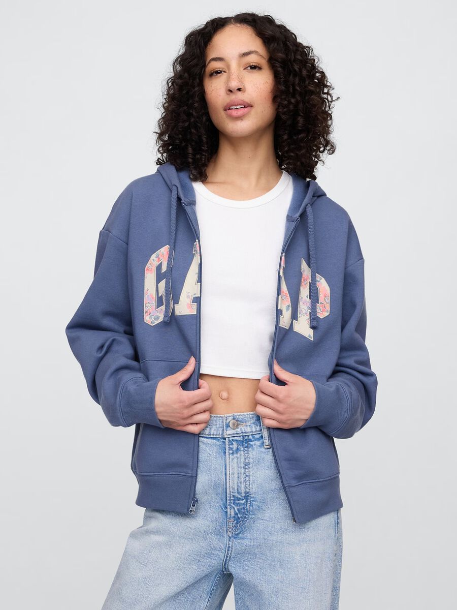 Felpa con cappuccio e full-zip Donna_0