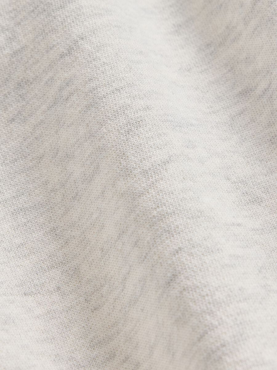 Felpa bianca in misto cotone Donna_5
