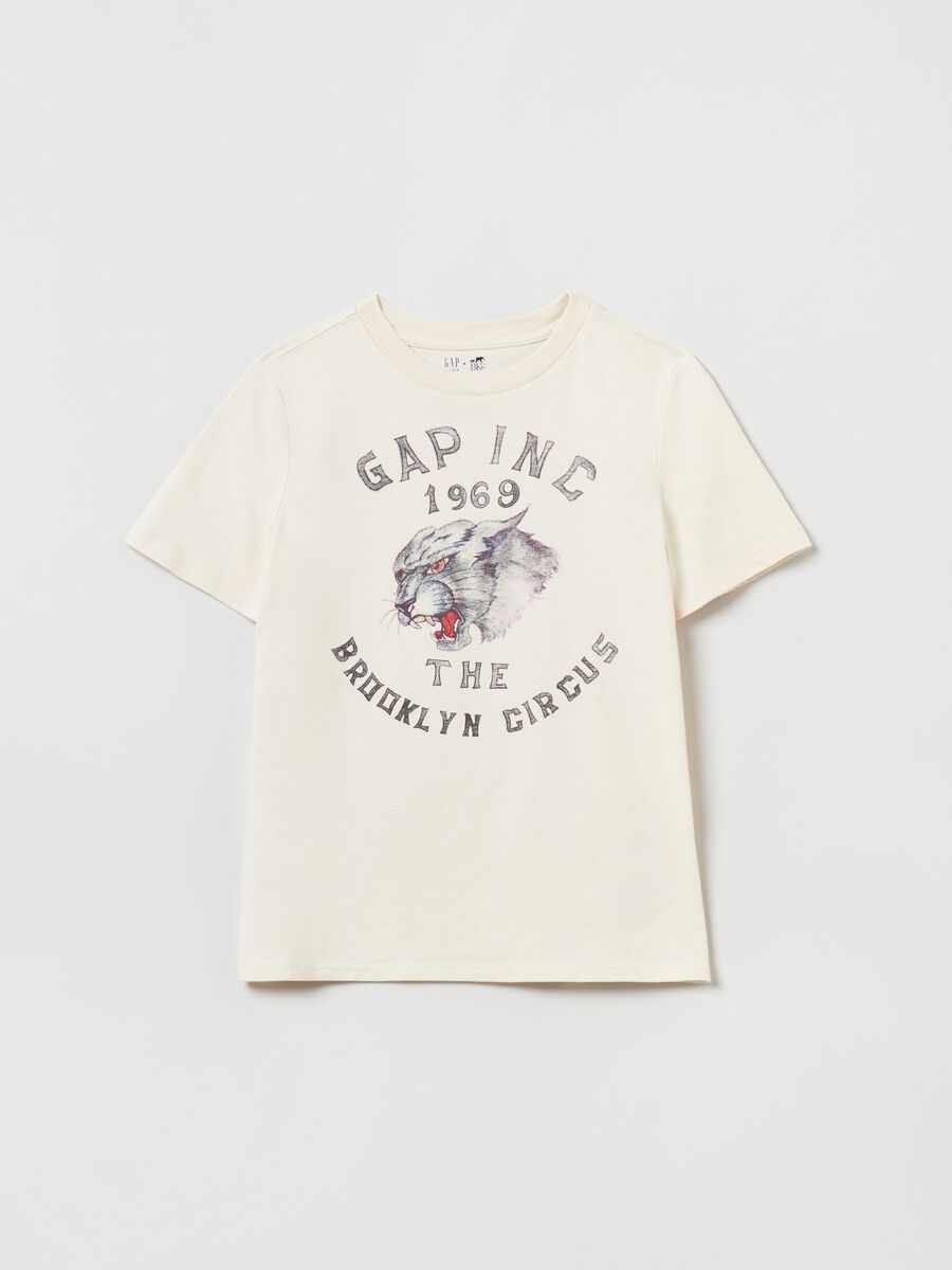 T-shirt with round neck and Brooklyn Circus logo Boy_0