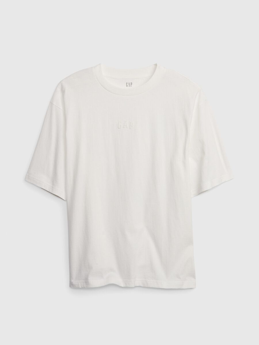 Relaxed-fit T-shirt with logo embroidery Man_0