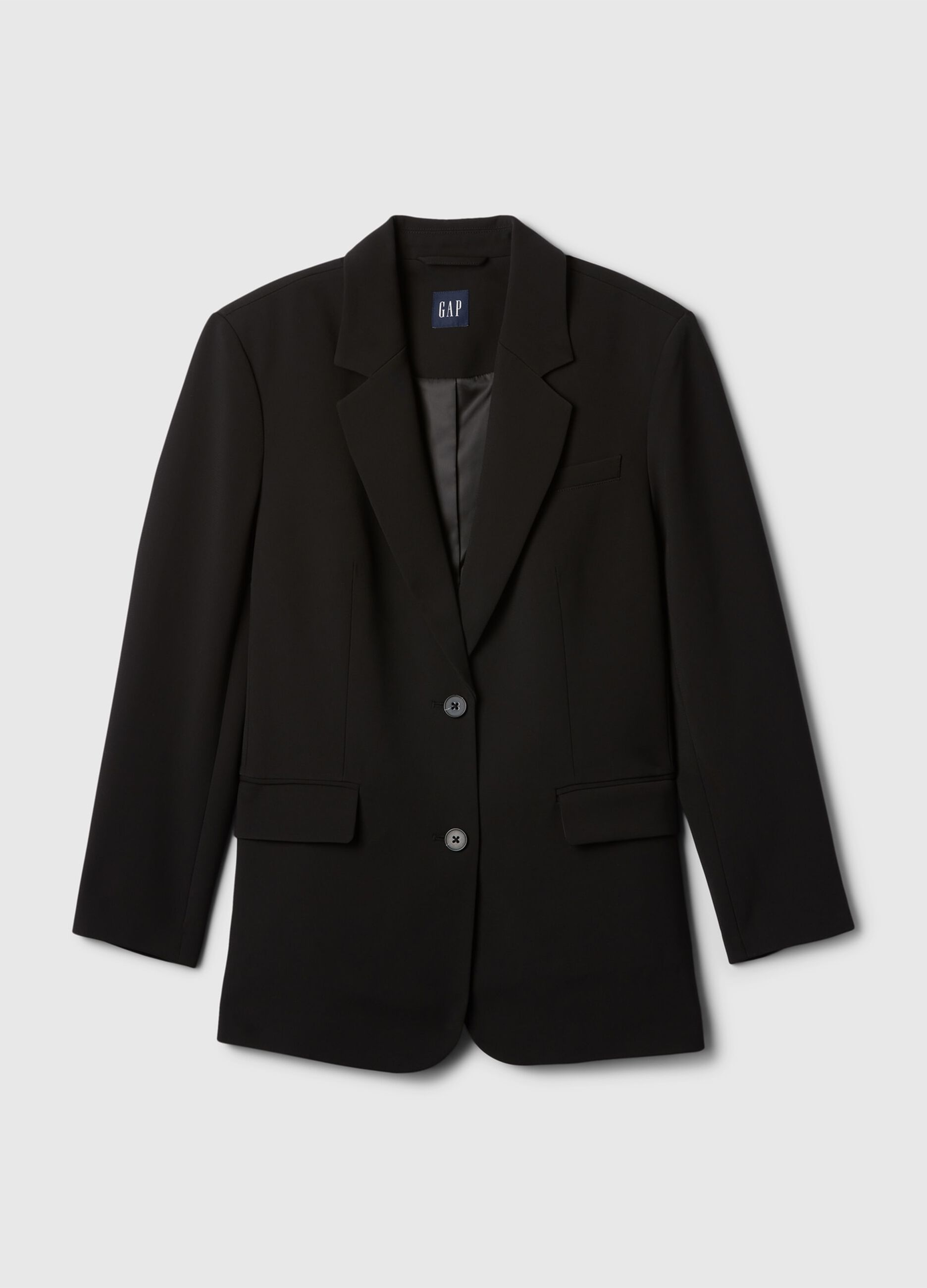 Blazer monopetto tinta unita_4