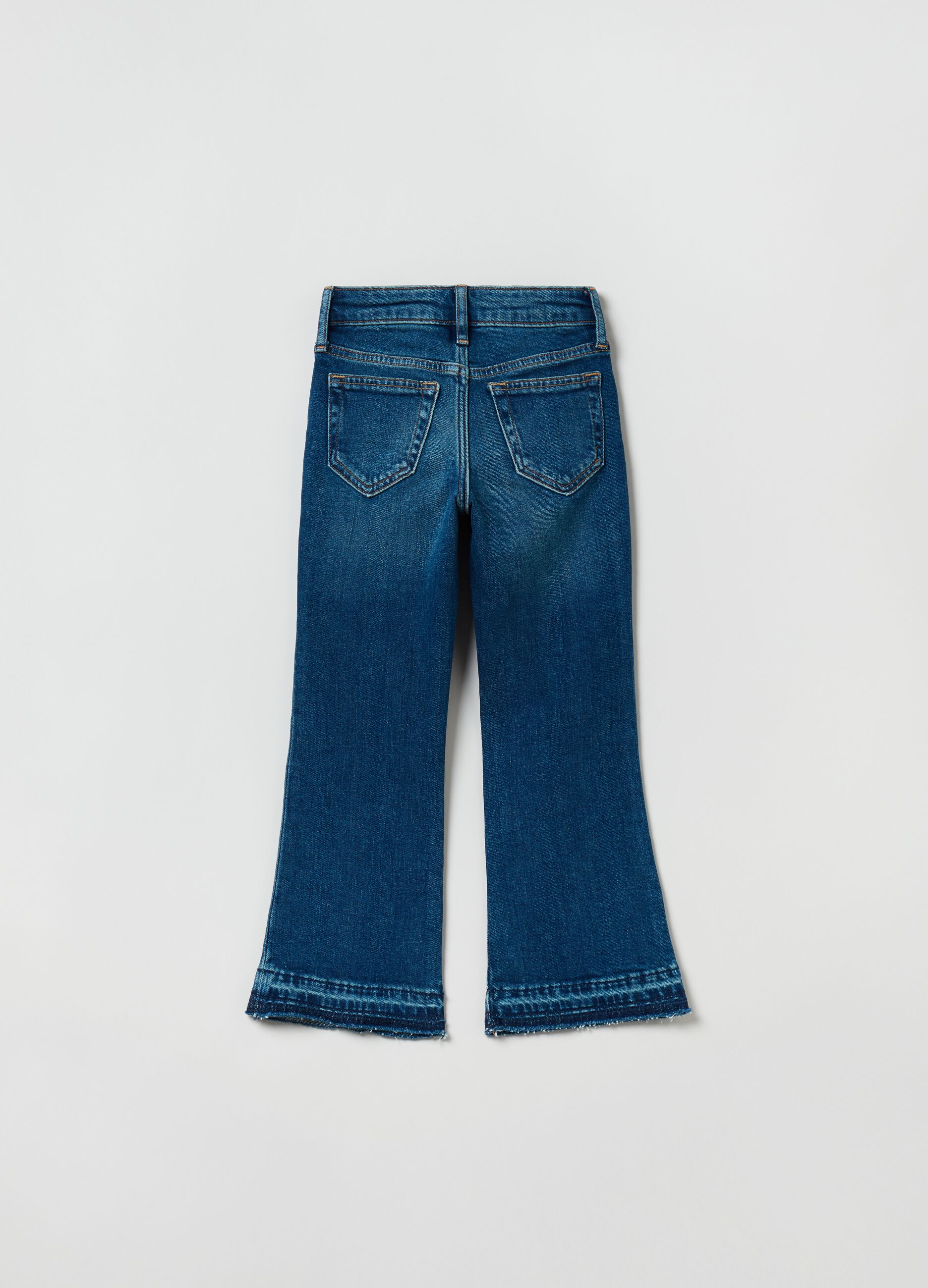 High-waist flare fit jeans_3