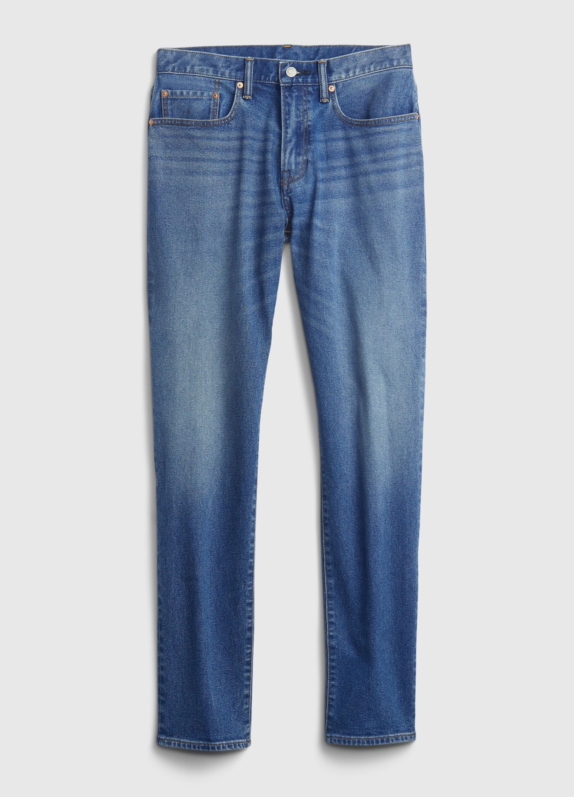 Slim-fit jeans with discolouring_2