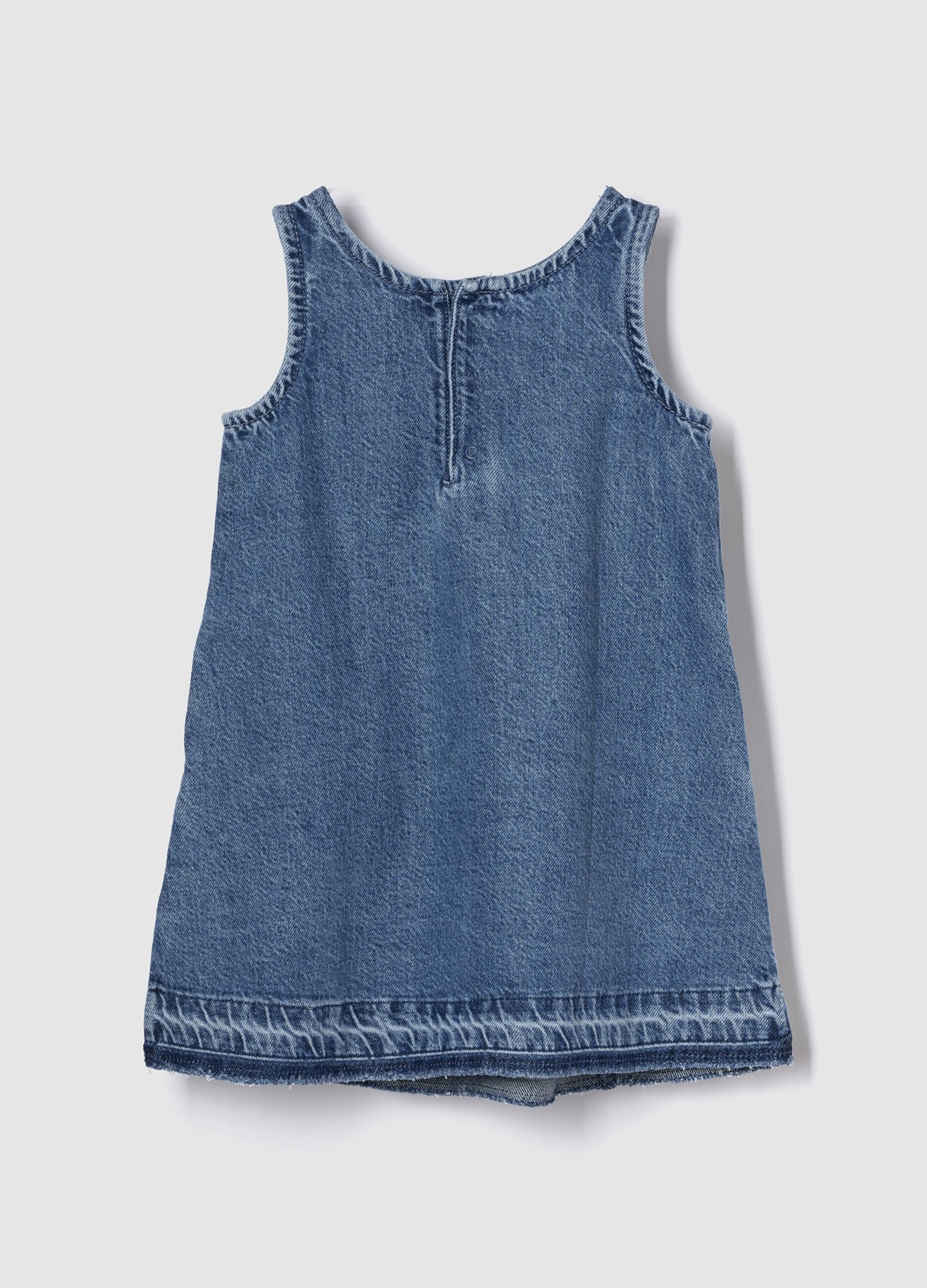 Abito in denim senza maniche_1