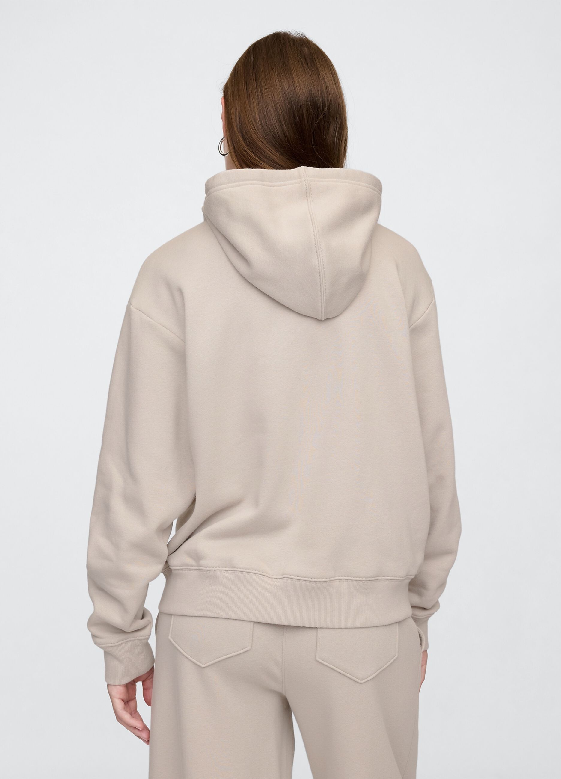 Felpa con cappuccio e full-zip