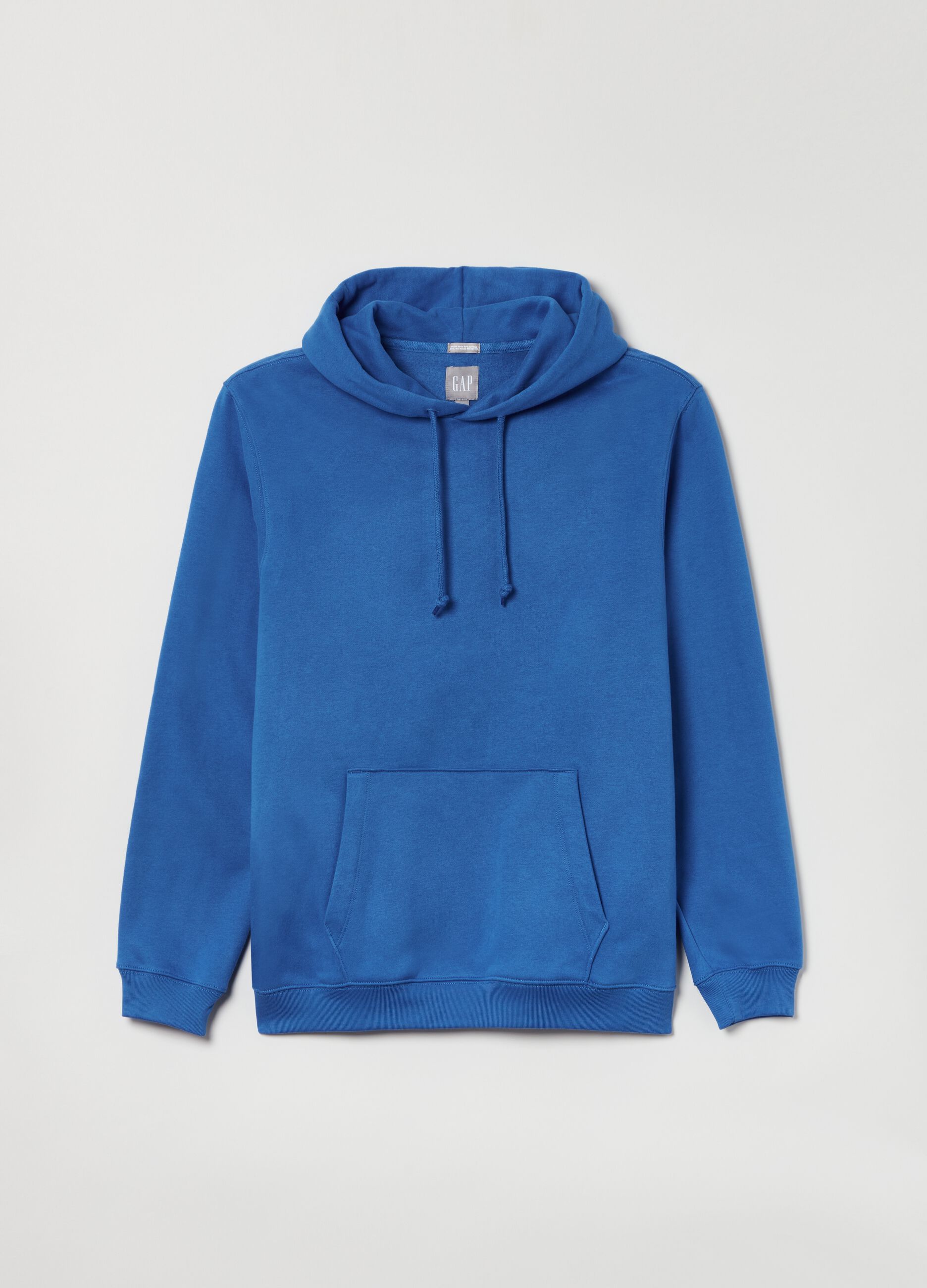 Solid colour fleece sweatshirt