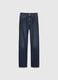 Jeans straight fit a vita alta_5