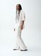Pantaloni wide leg in misto lino_5