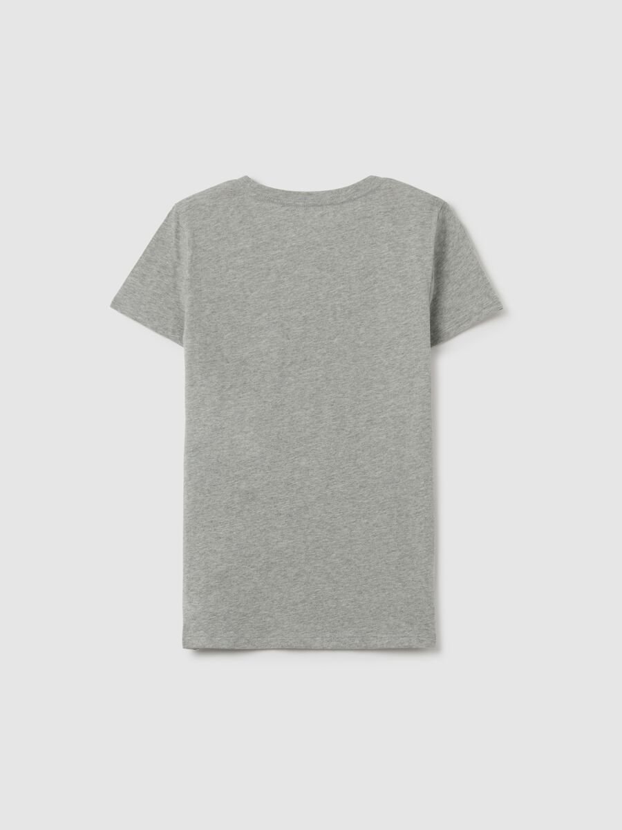T-shirt girocollo con logo Donna_2