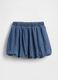 Girl's Short Denim Skirt_3
