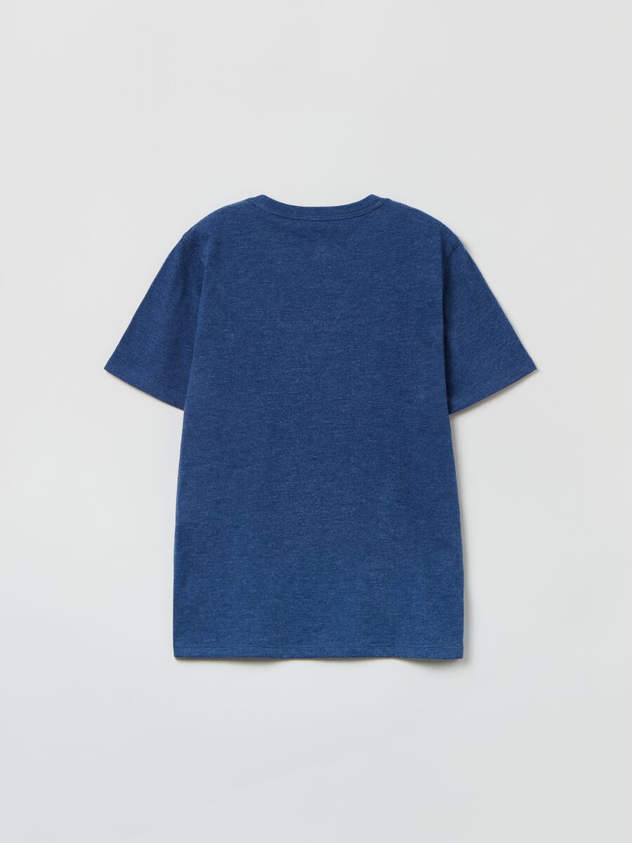 Round-neck T-shirt with vintage logo print Boy_1