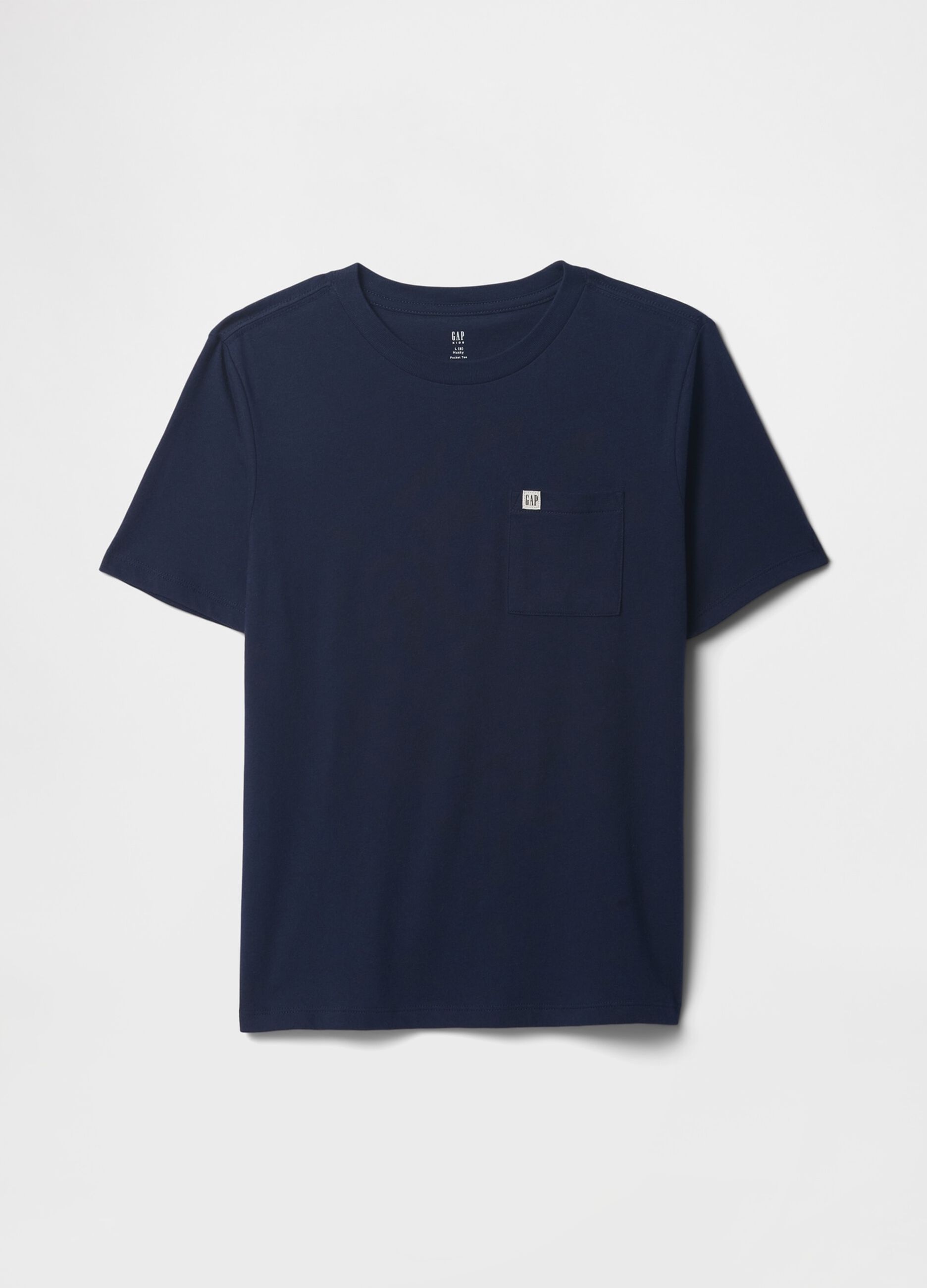 T-shirt blu a maniche corte in puro cotone GAP Kids_2