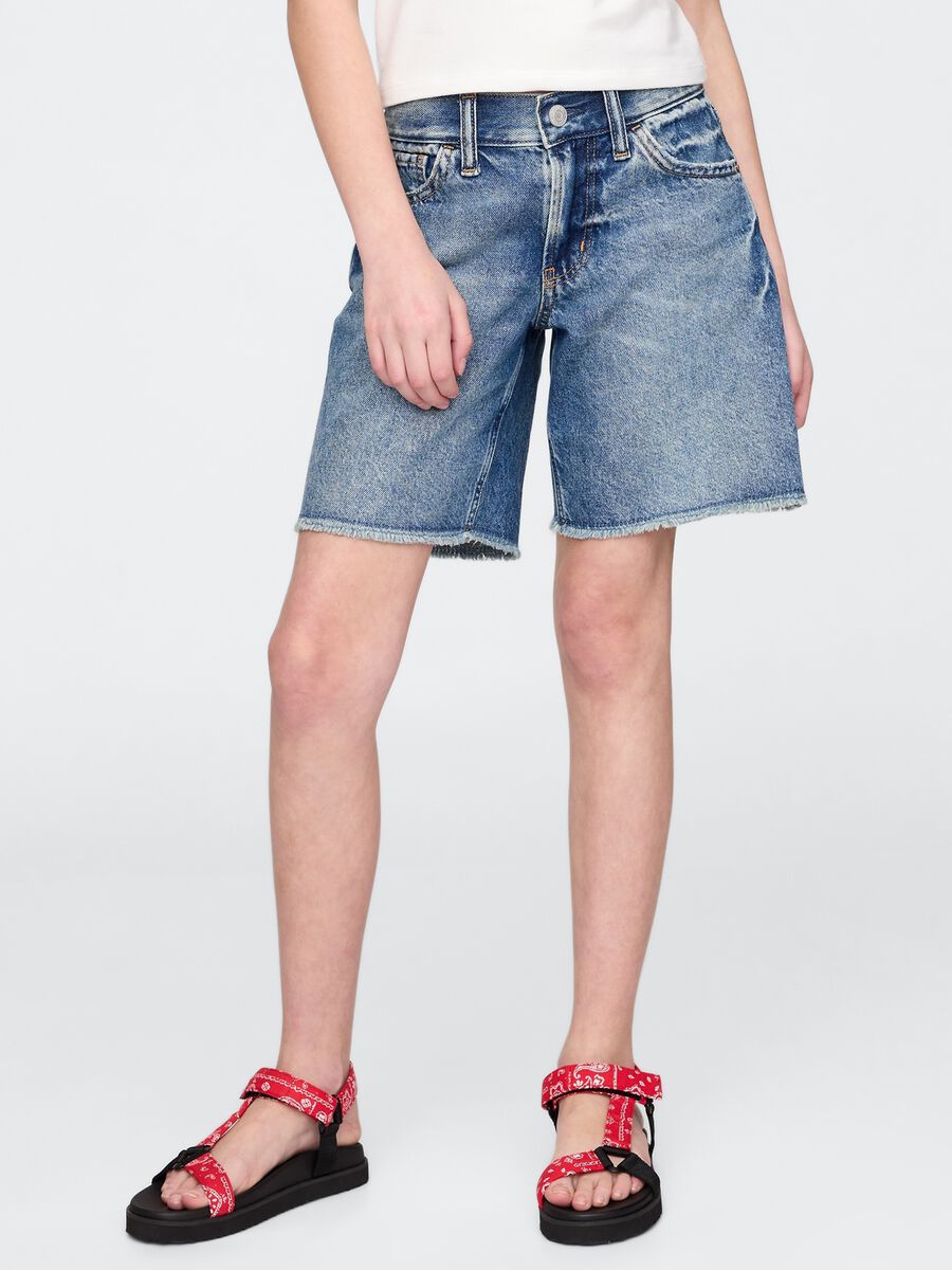 Shorts denim per bambino Bambina_1