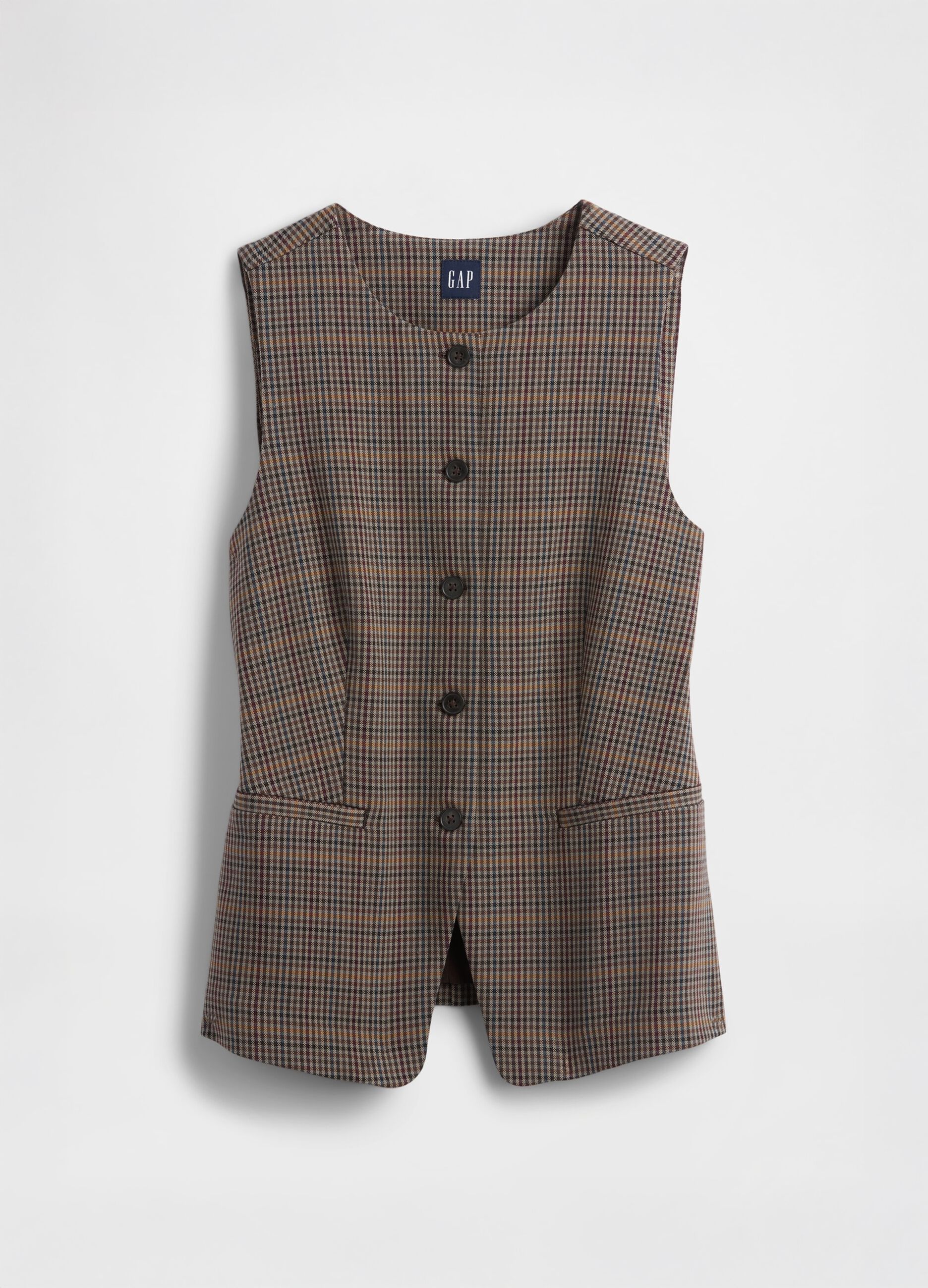 Gilet multicolor in tessuto elasticizzato_4