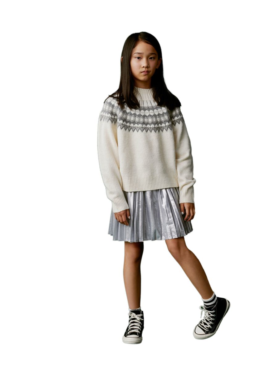 Pullover con lavorazione Fair Isle Bimba_0
