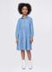 Denim dress with flounces_0