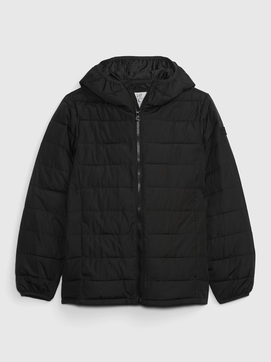 Full-zip down jacket with hood Boy_0