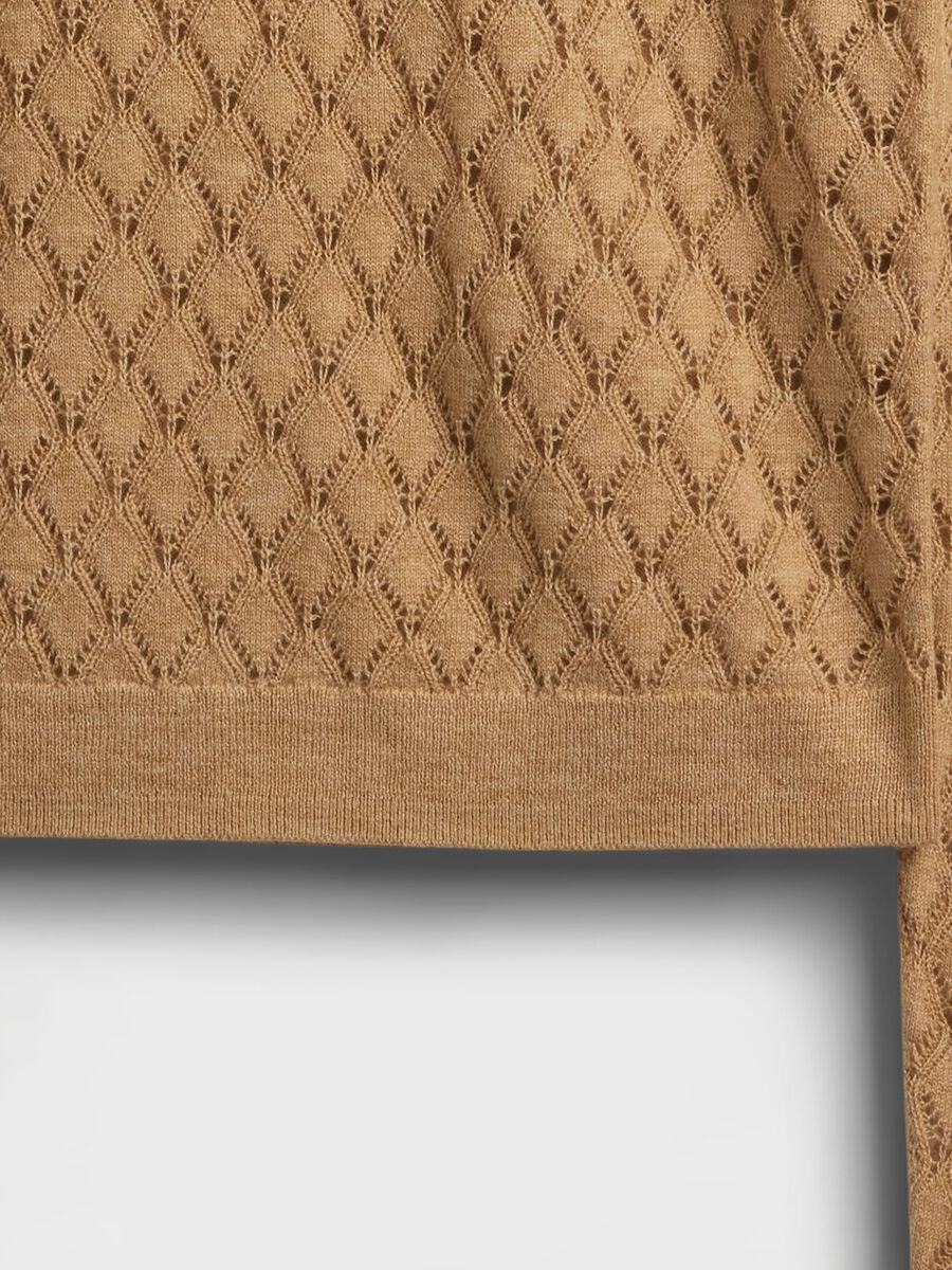 Beige wool blend jumper Woman_4