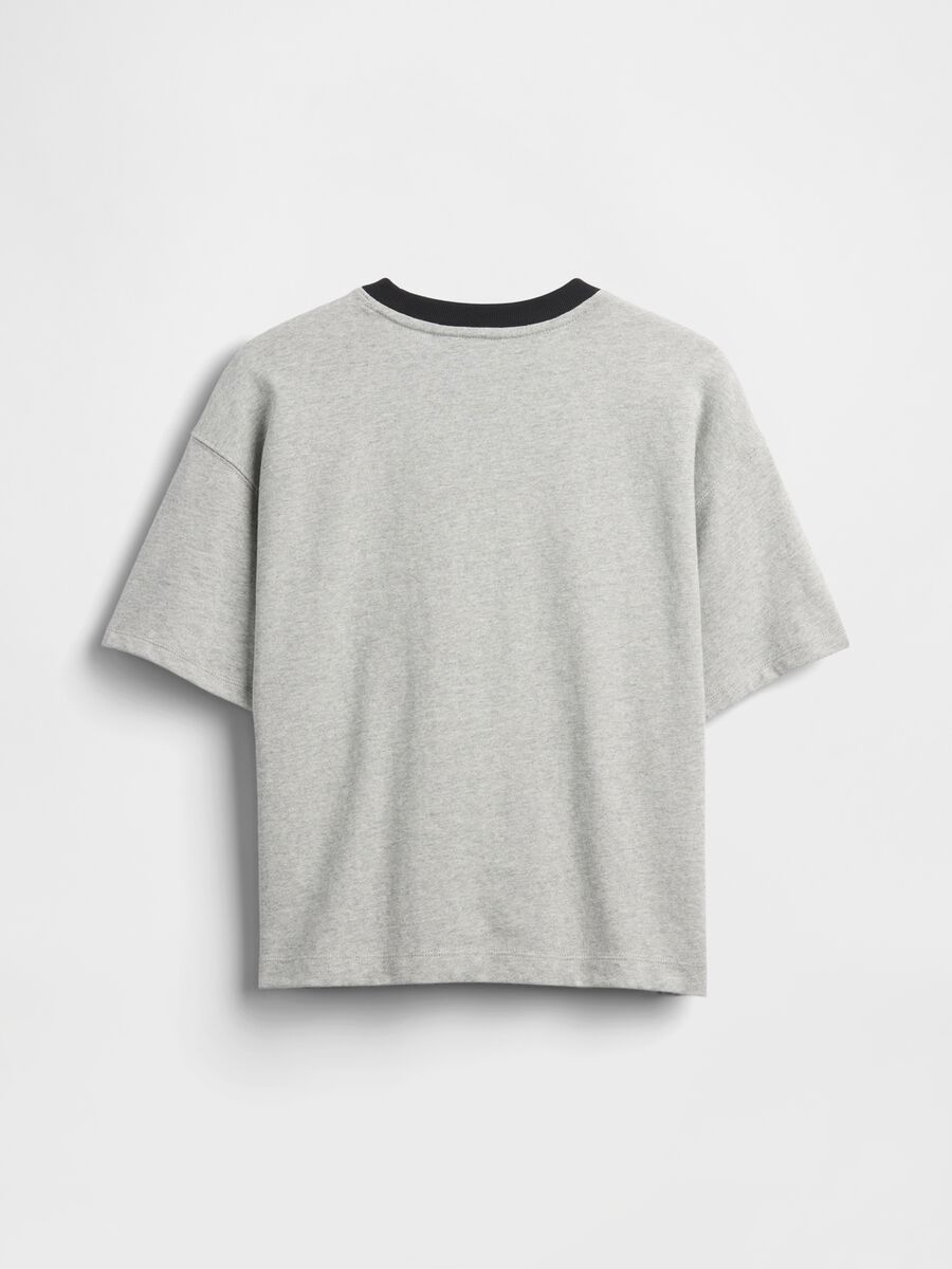Grey cotton t-shirt with Star Wars print Boy_1