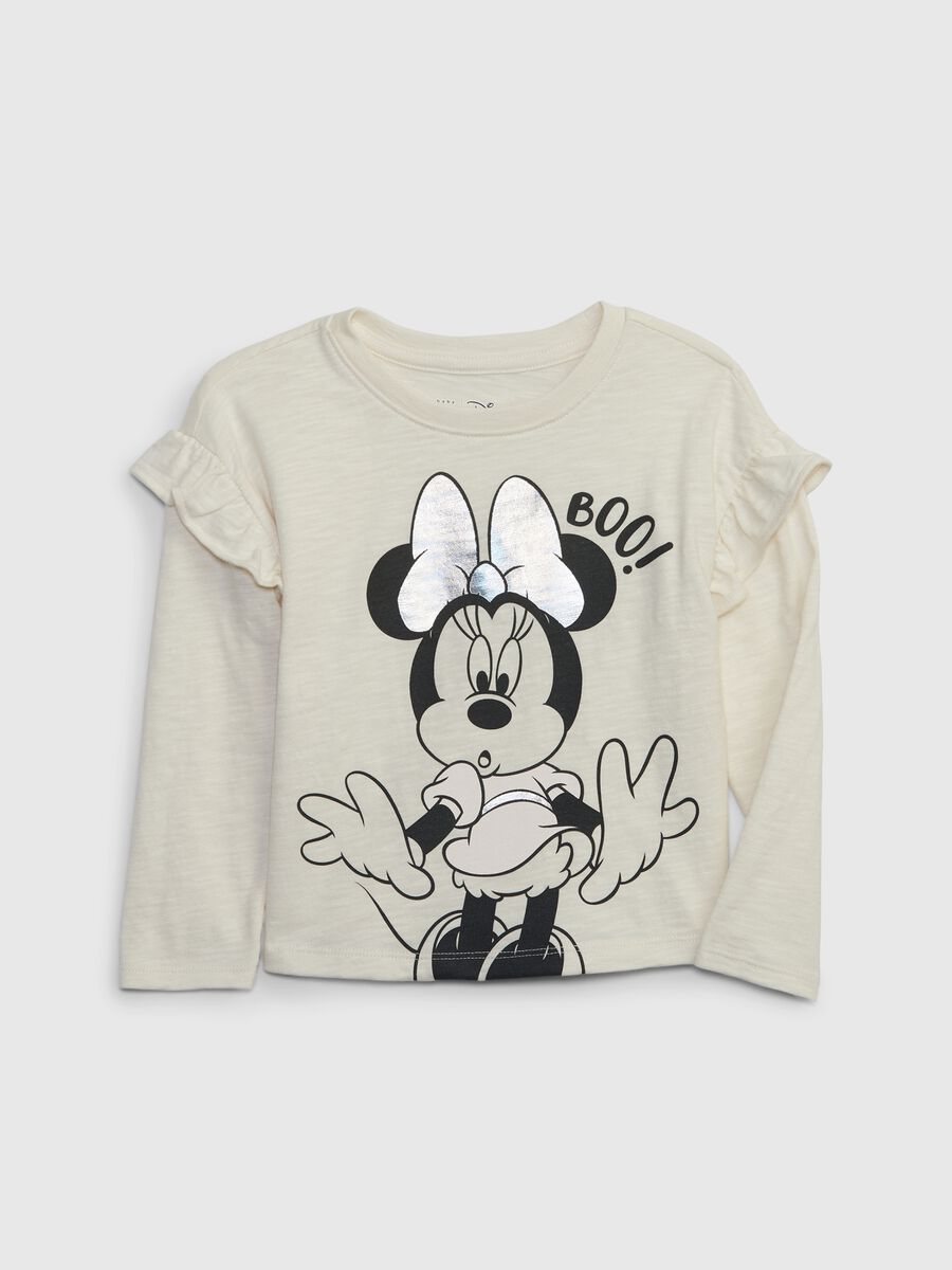 Long-sleeved T-shirt with Minnie print Toddler Girl_0
