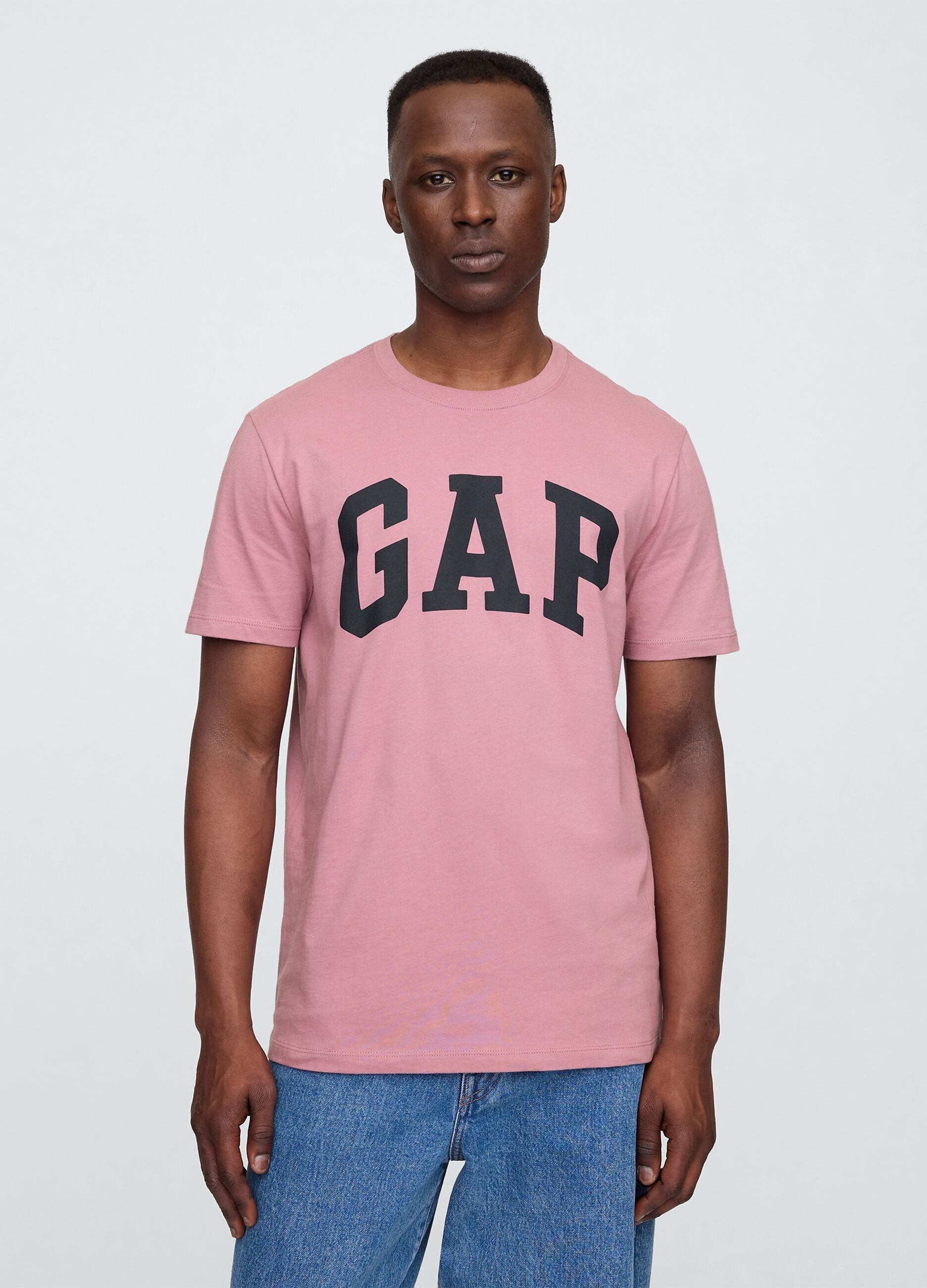 T-shirt rosa in cotone