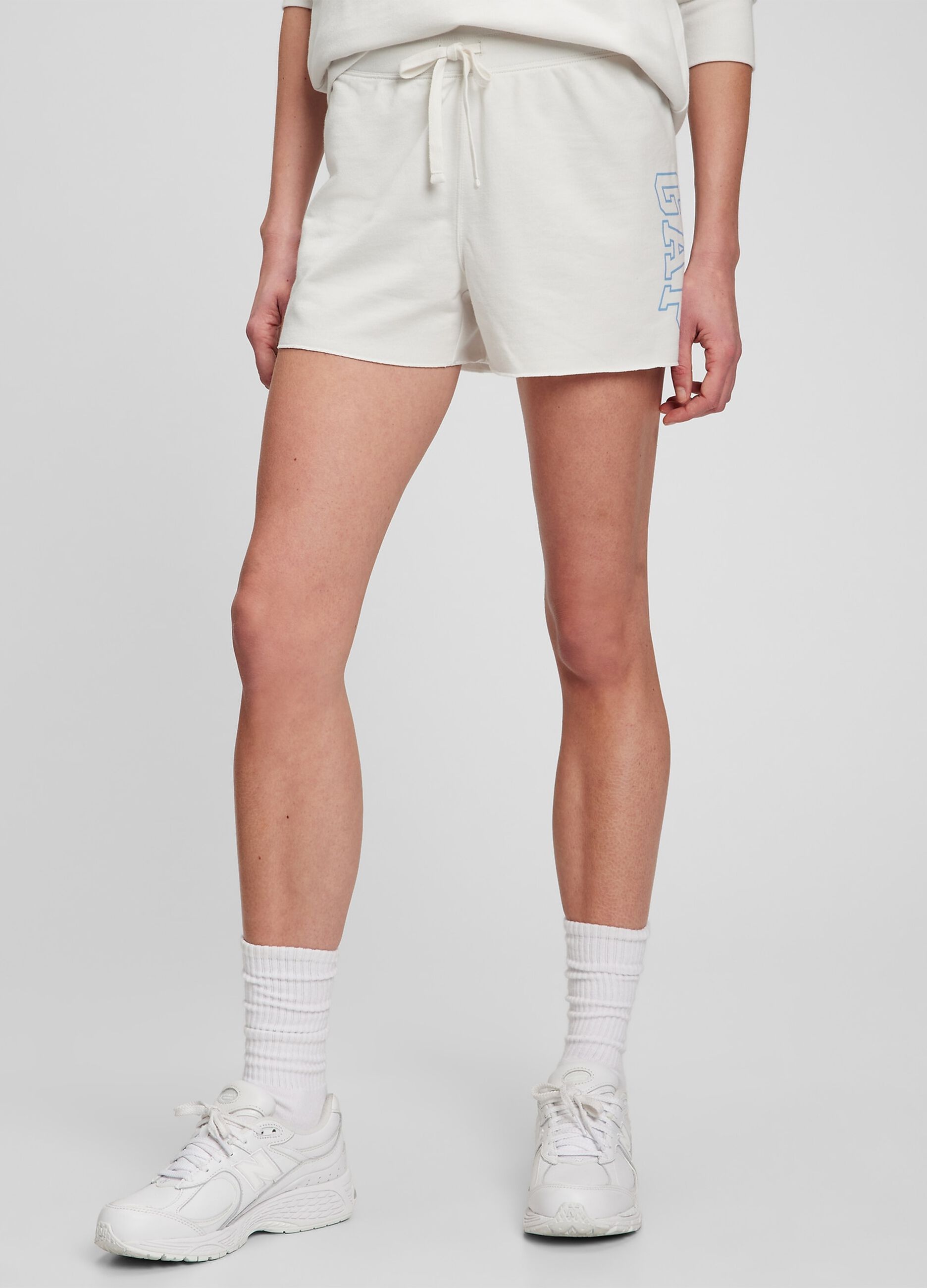 Shorts con stampa logo