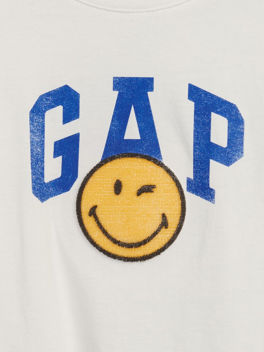 T-shirt with logo and Smiley® print Girl_2
