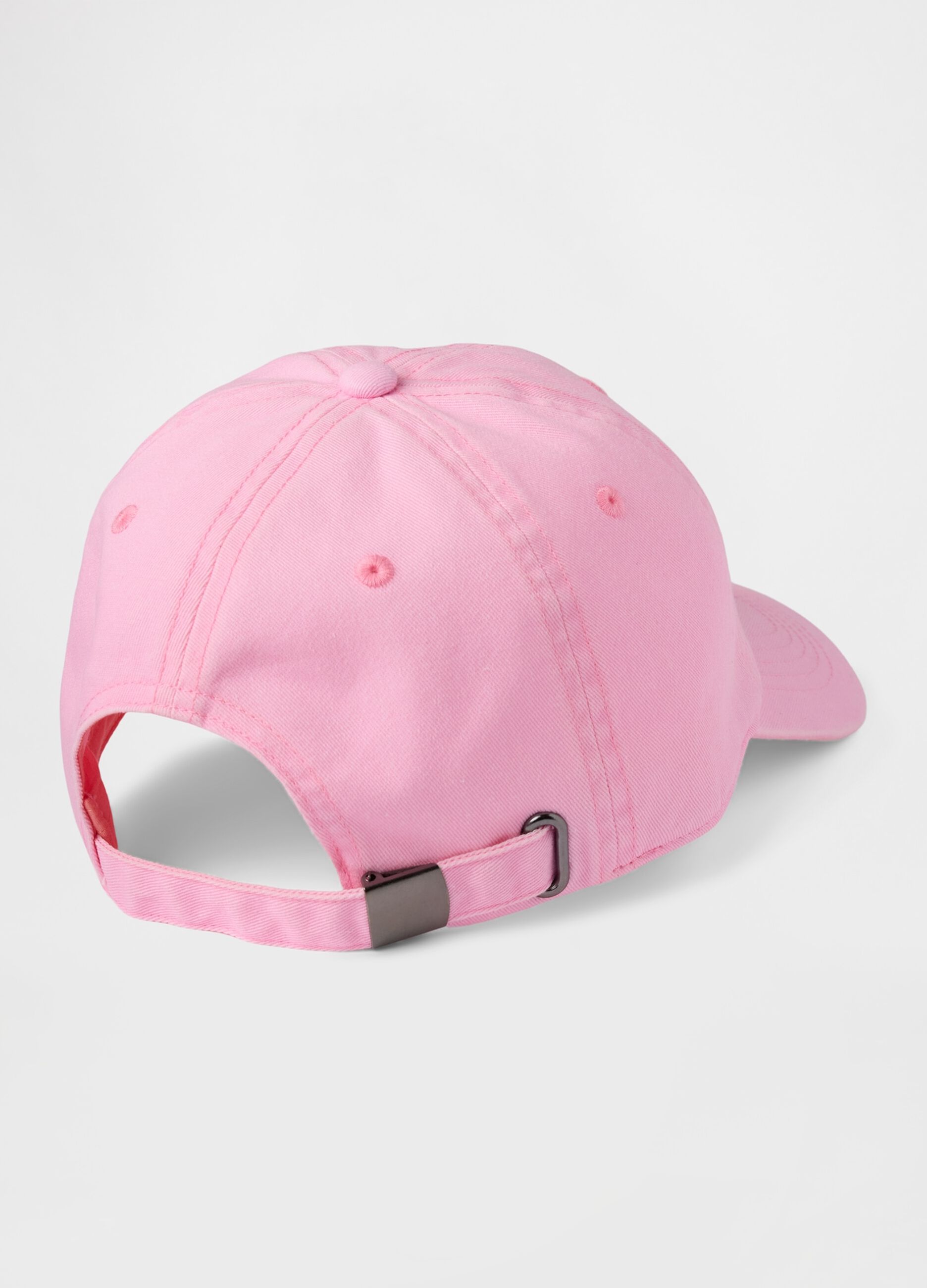 Cappello da baseball rosa in cotone_1