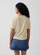 T-shirt a maniche corte in misto lino_1
