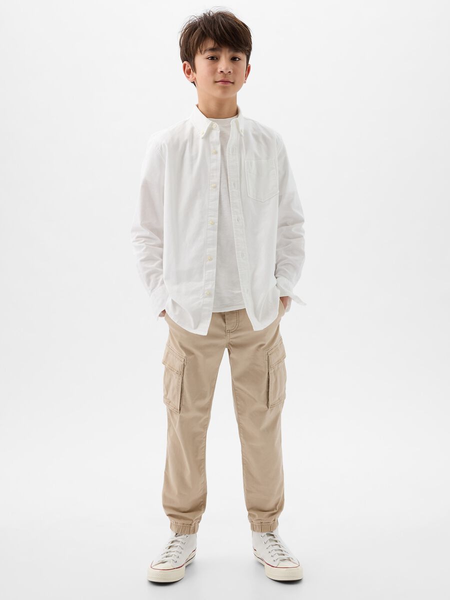 Joggers cargo in cotone stretch Bambino_0