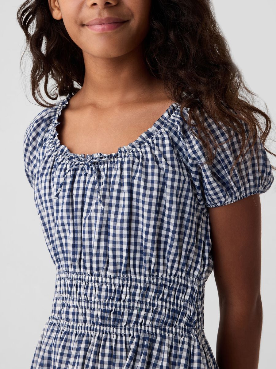 GAP for DÔEN dress in gingham cotton Girl_1