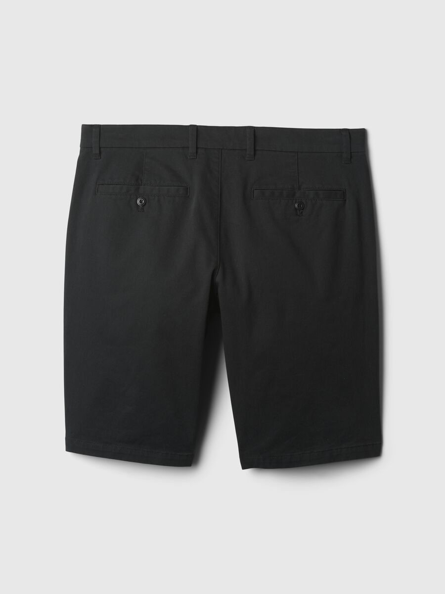 Relaxed-fit Bermuda shorts in stretch cotton Man_4