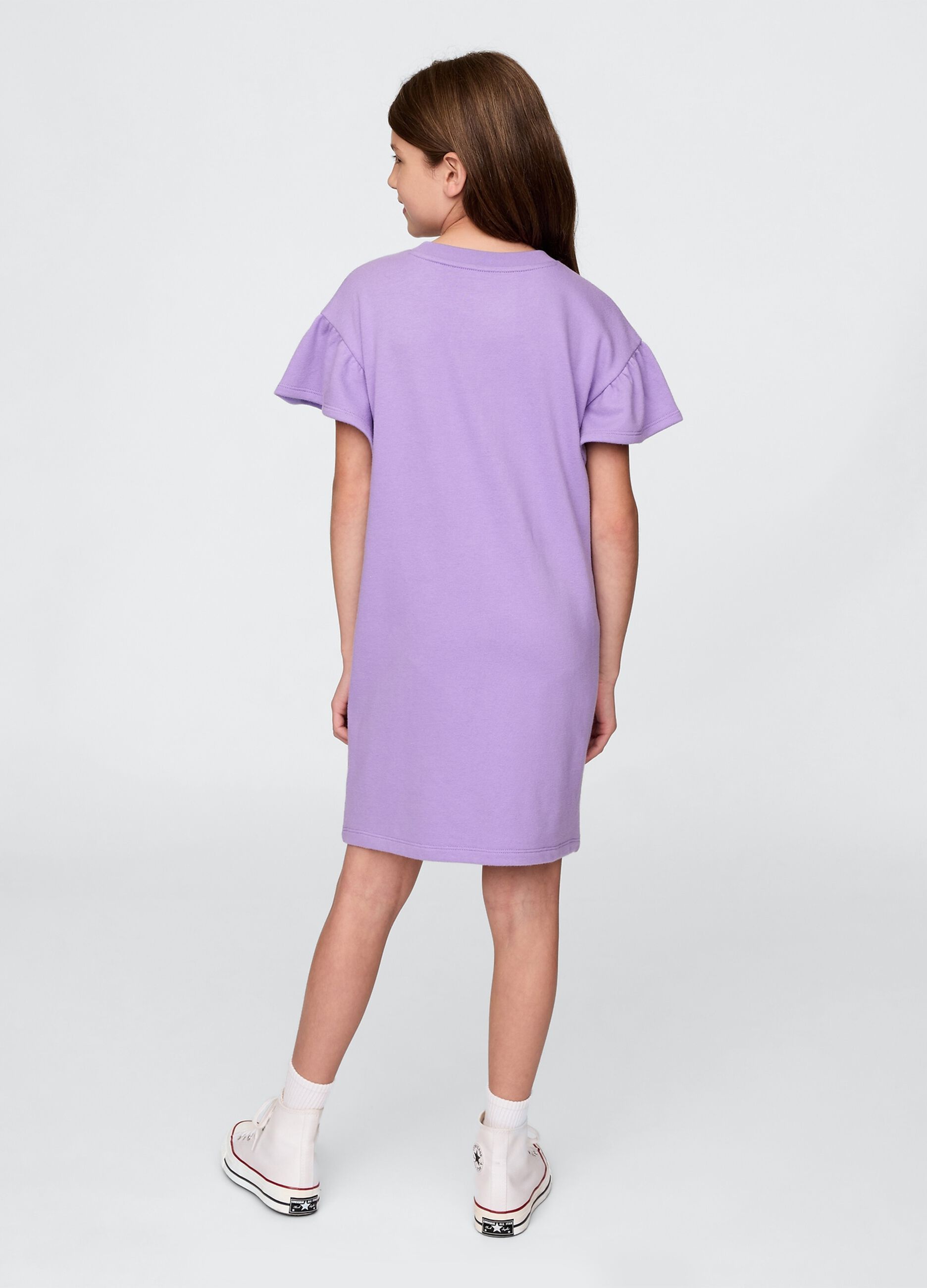 Vestito viola a maniche corte GAP Kids_1