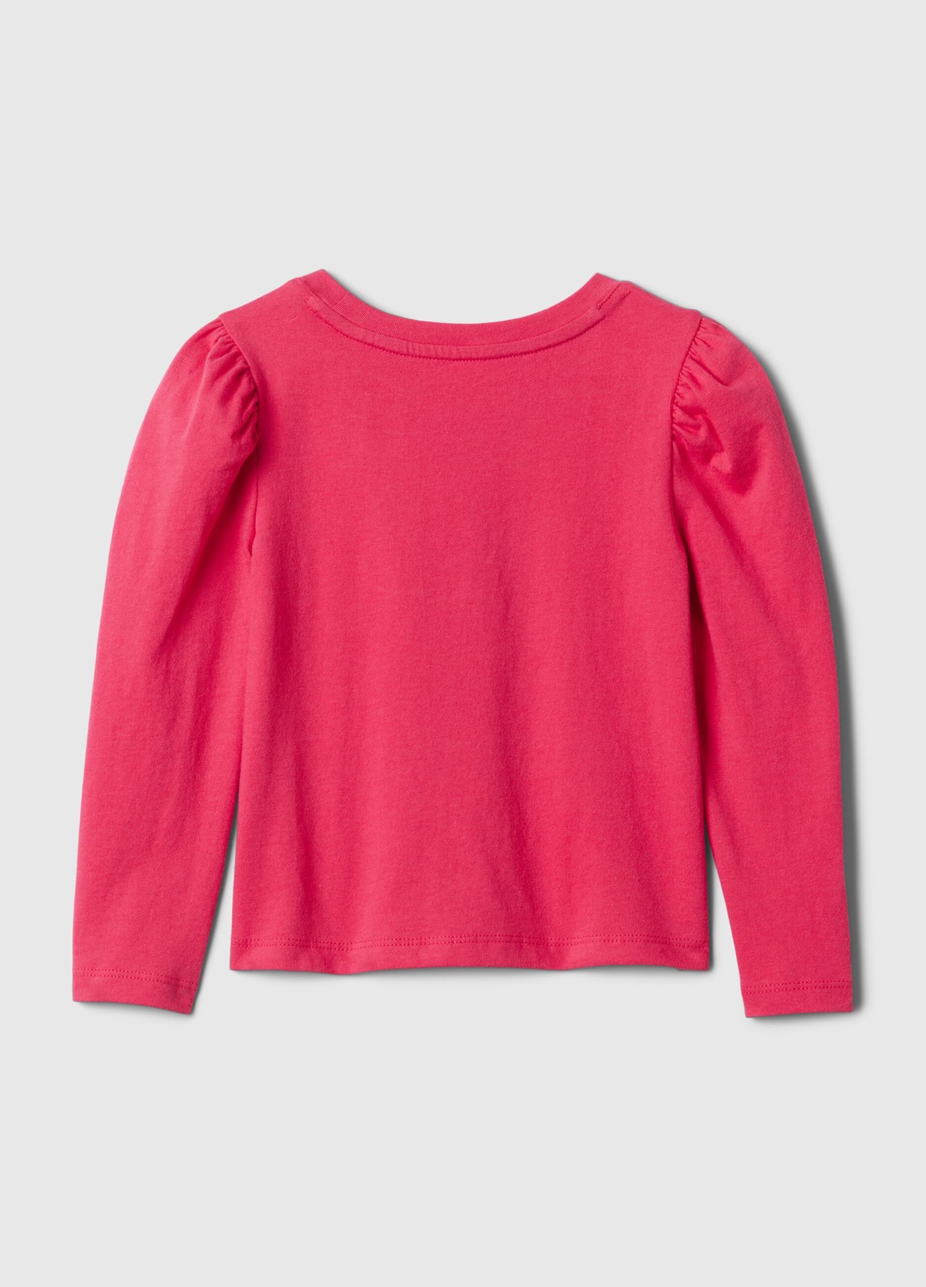 Long-sleeved T-shirt with teddy bear print_1